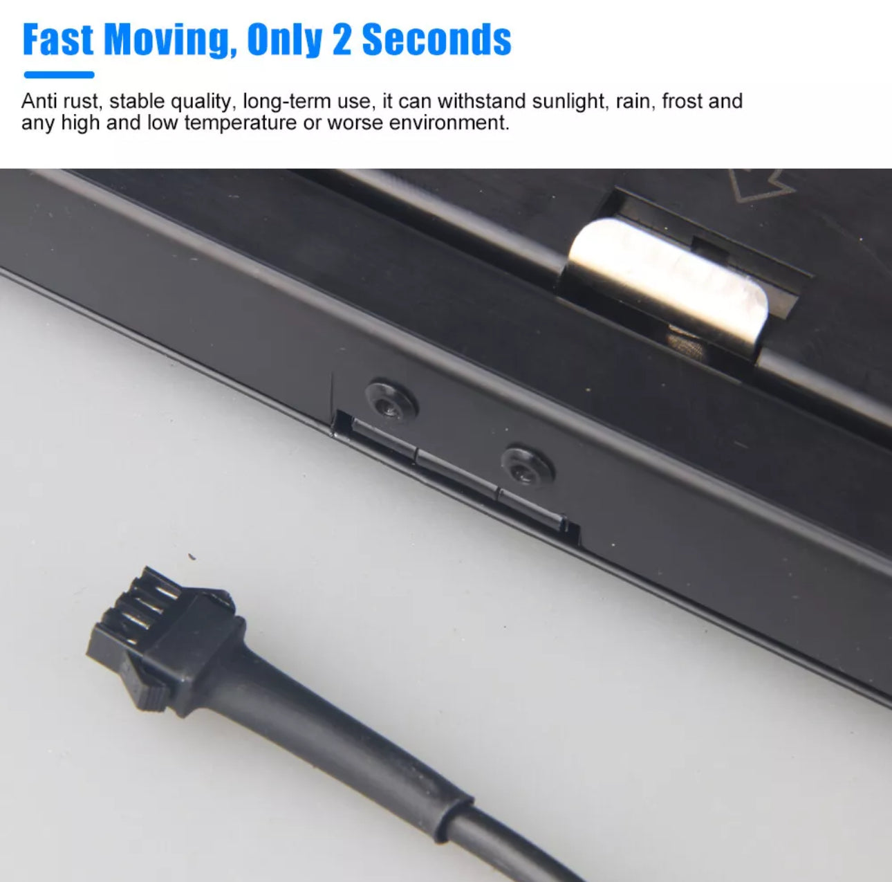 Remote-Controlled Flip Car Plate Frame Holder