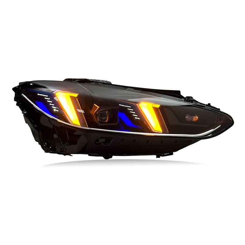 For BMW G22/G80/G82 Dual-Color DRL Headlights – New Design (2021–2024)
