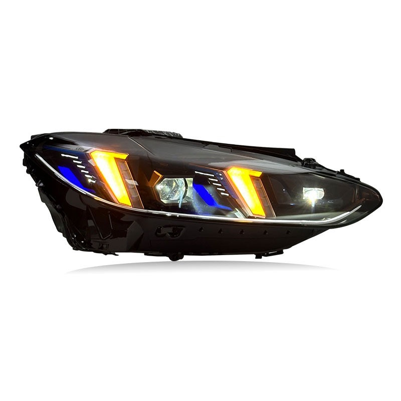 For BMW G22/G80/G82 Dual-Color DRL Headlights – New Design (2021–2024)