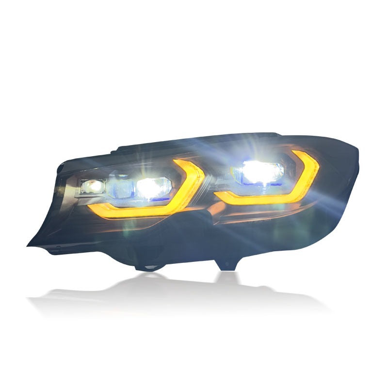 For BMW G20 Dual-Color DRL Headlights (2018–2022)