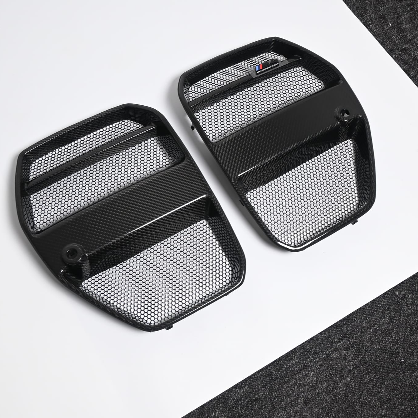 BMW G80/G81/G82/G83 M3/M4 Carbon Fibre Mesh Grille – OEM Fitment
