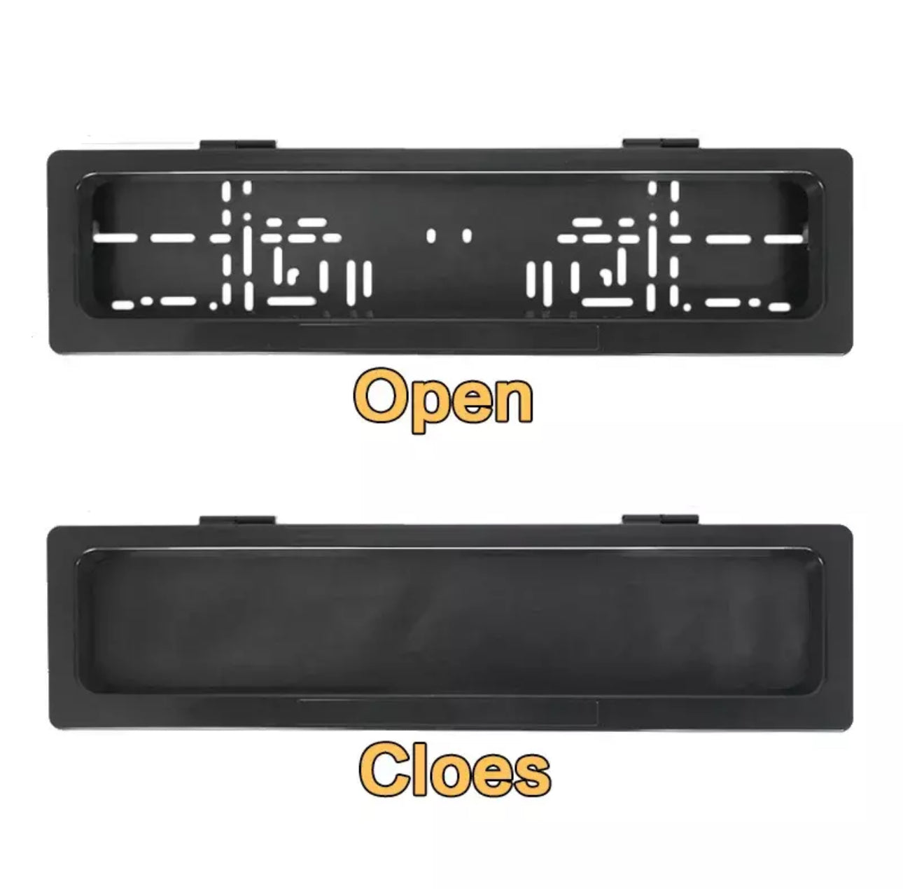 Stealth Privacy Plate Cover – Remote Controlled