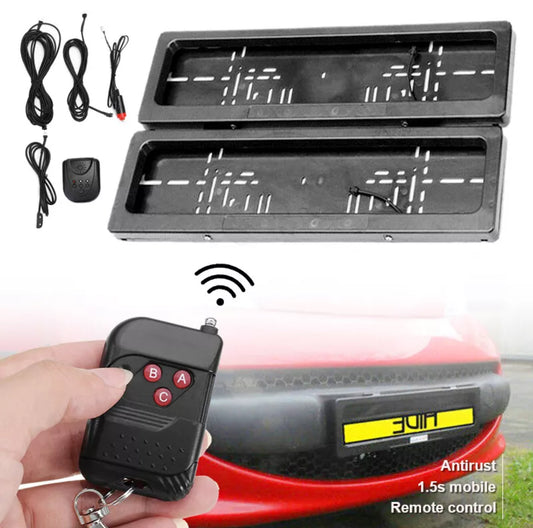 Stealth Privacy Plate Cover – Remote Controlled