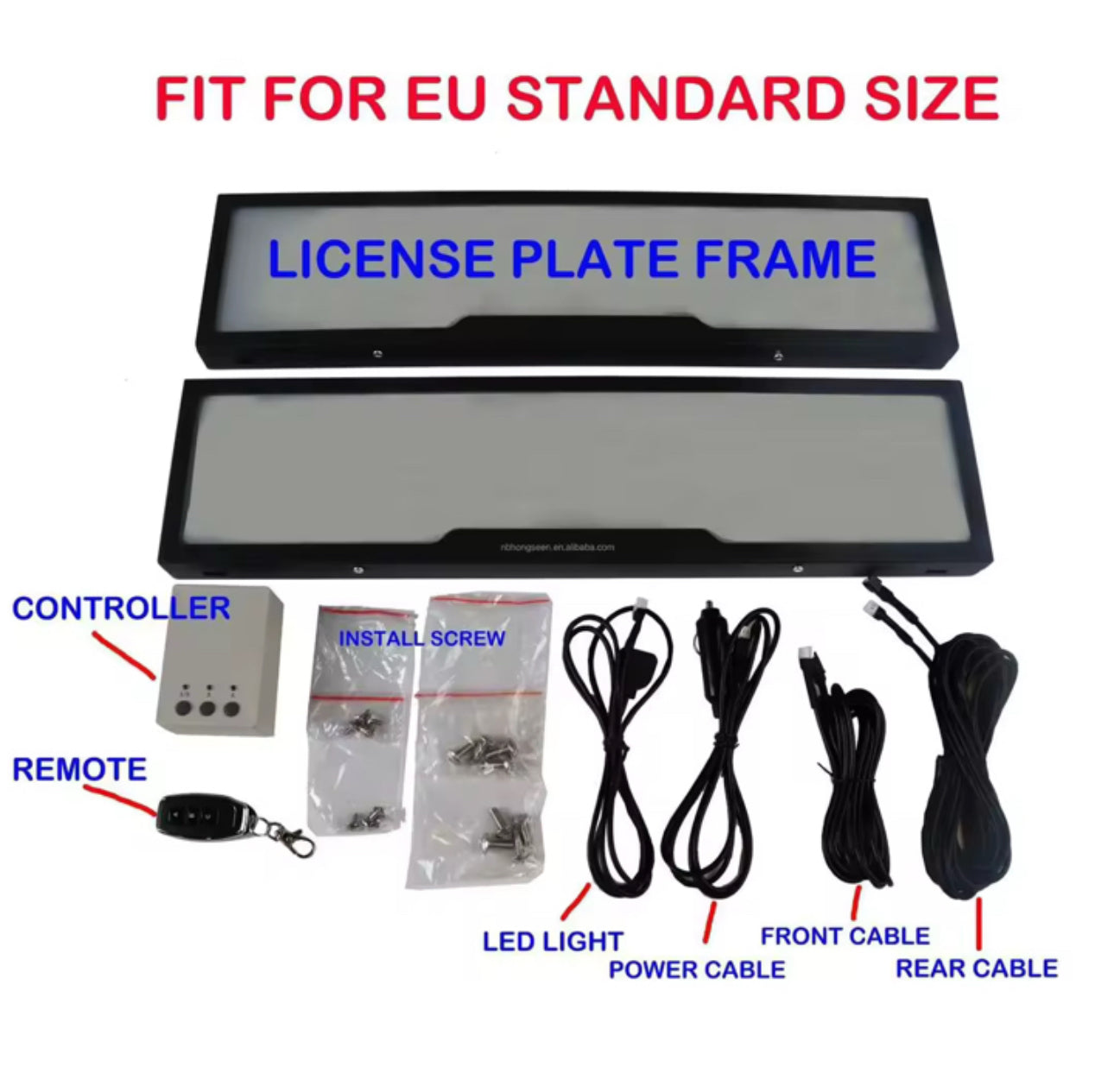 Remote-Controlled Fog Privacy Plate Cover