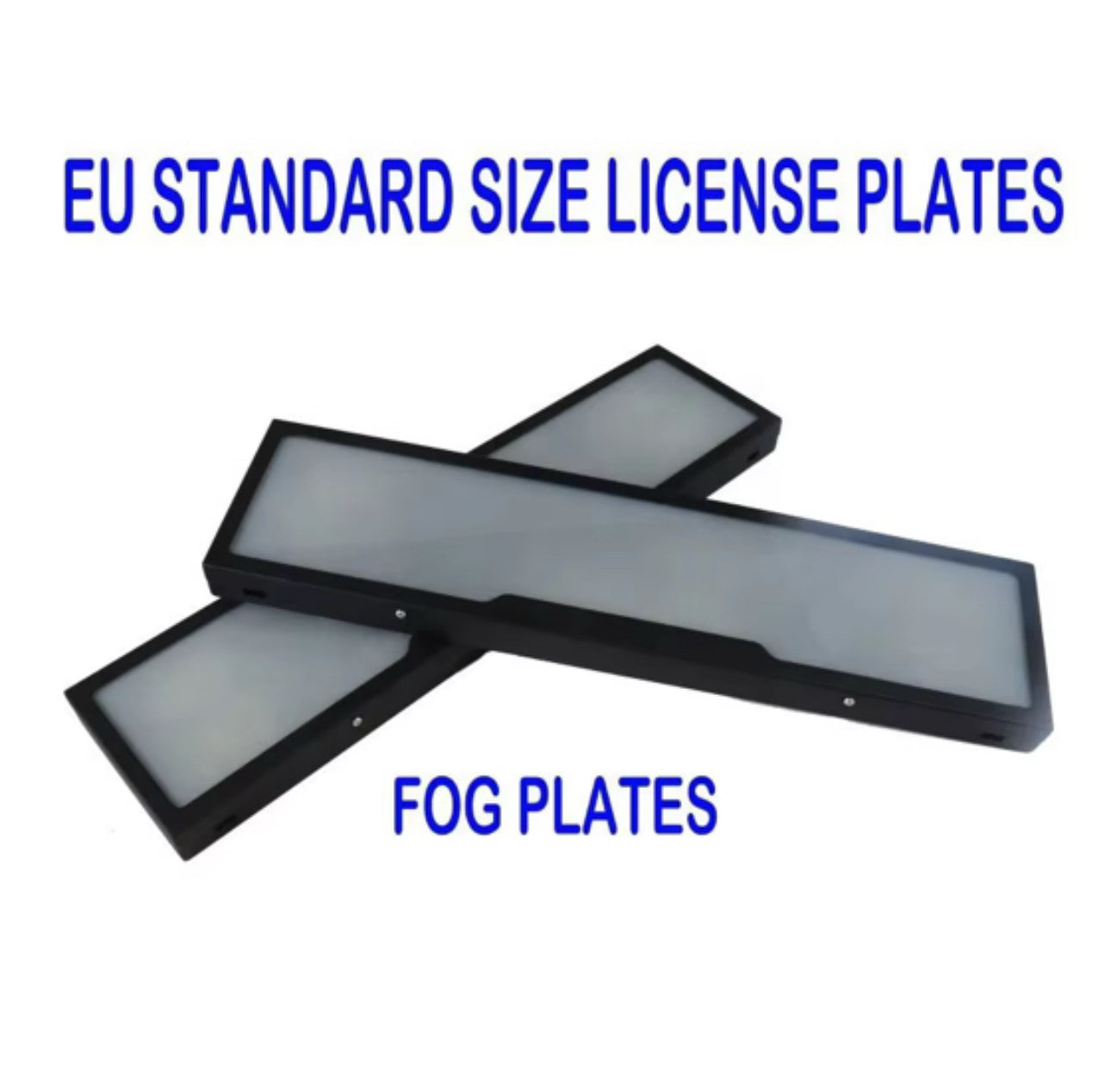 Remote-Controlled Fog Privacy Plate Cover