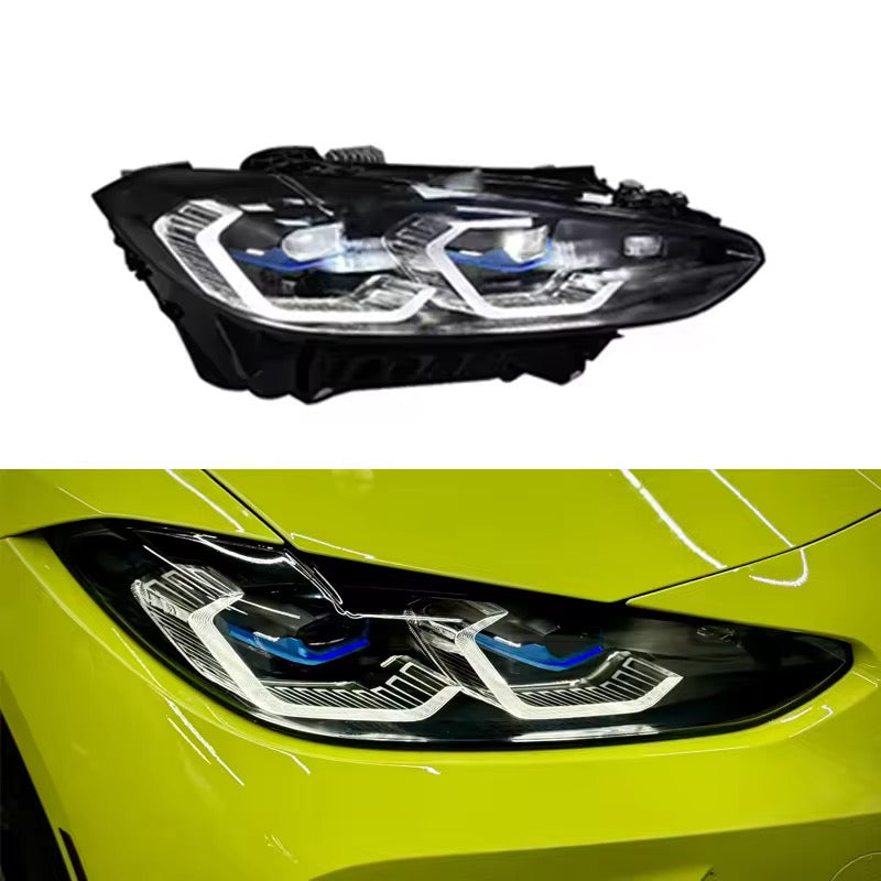 For BMW G22/G82 Dual-Color DRL Headlights (2021–2025)