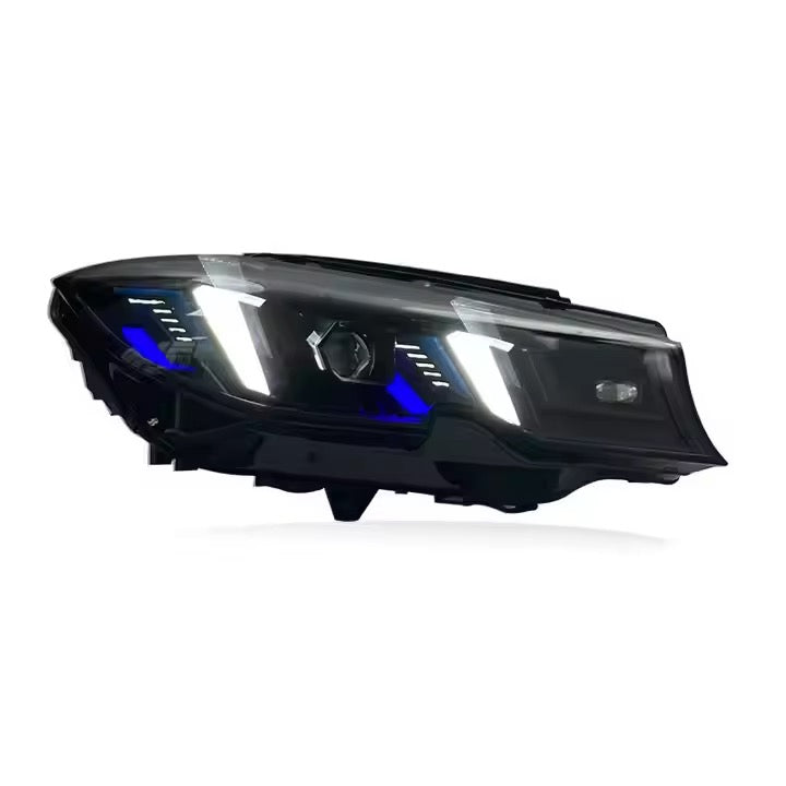 For BMW G20/G28/G80 Dual-Color Snake Eye Style Headlights (2018–2020)