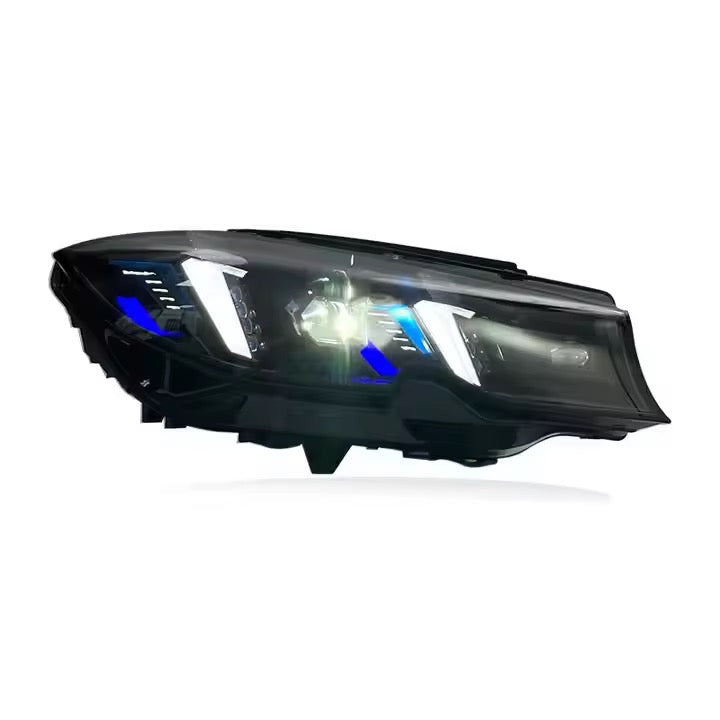 For BMW G20/G28/G80 Dual-Color Snake Eye Style Headlights (2018–2020)