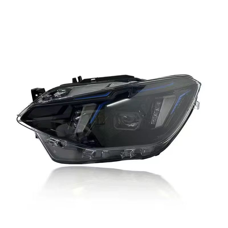 For BMW F20/F21 1 Series Dual-Color Snake Eye Style Headlights (2012–2014)