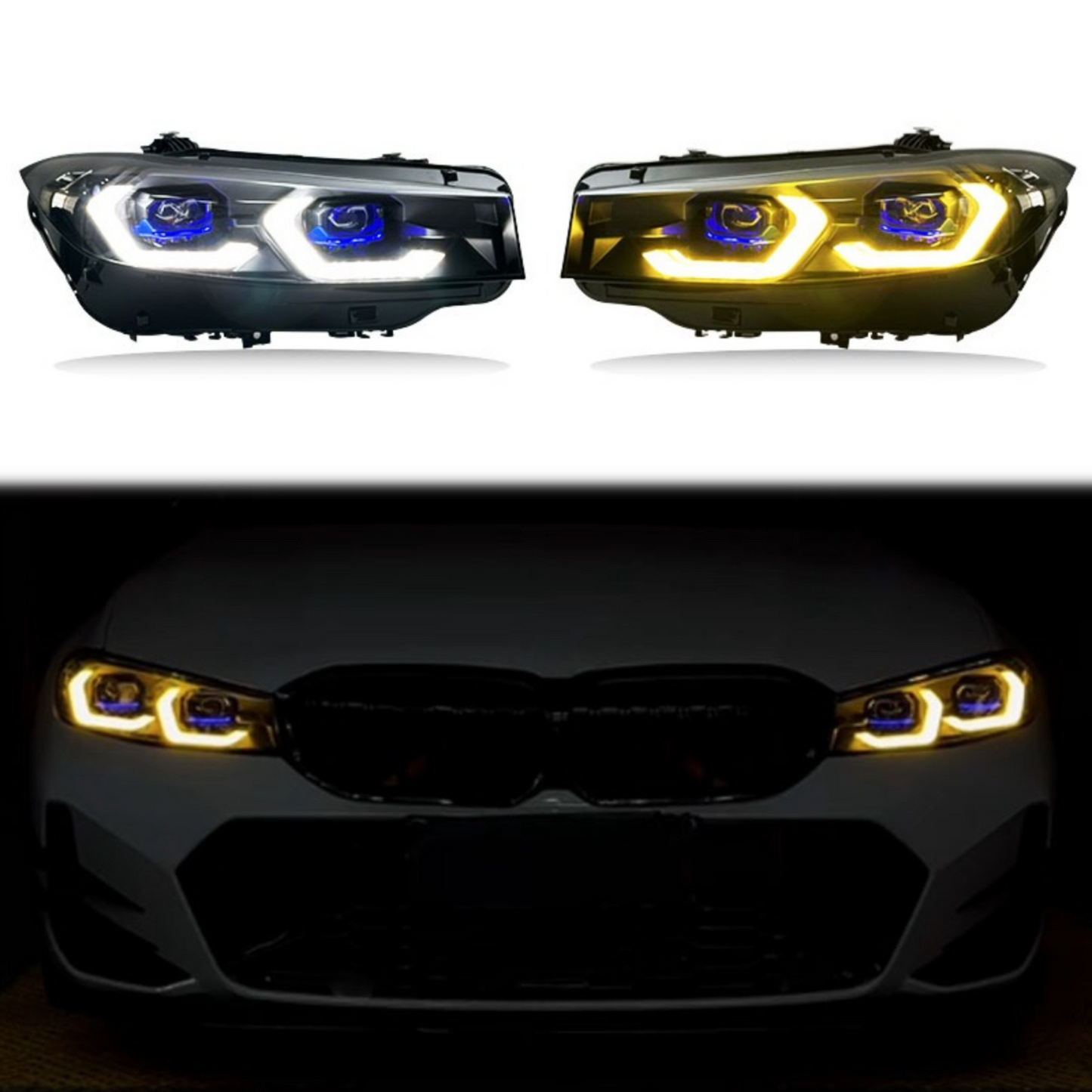 BMW G20/G28 Dual-Color Daytime Running Lights (2023–2025)