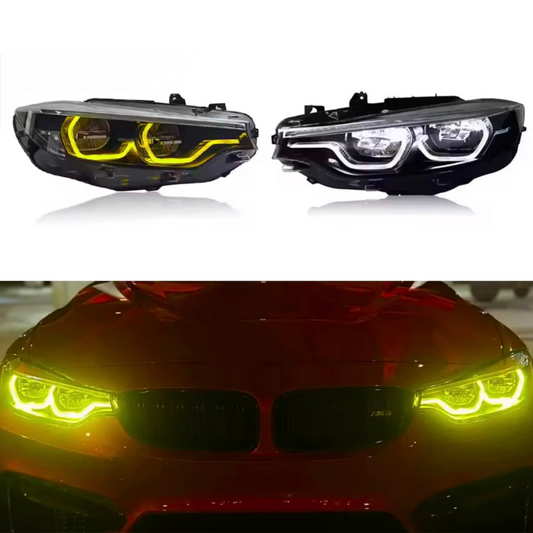For BMW F32/F82 Dual-Color Laser Headlights (2012–2018)