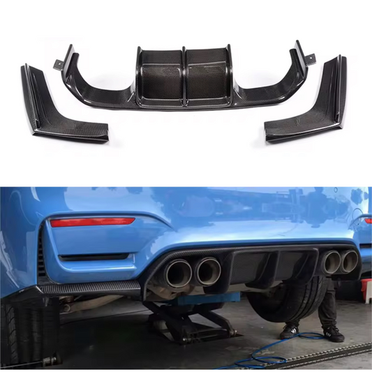 BMW G82 M4 Full Carbon Fibre Rear Bumper Diffuser Lip – OEM Fitment