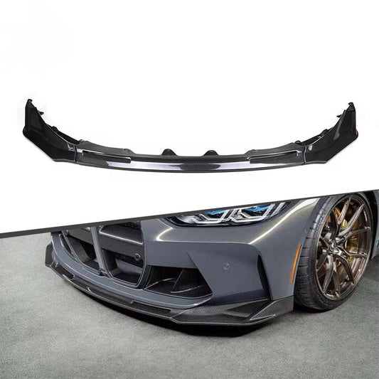 BMW G80/G82 M3/M4 2021+ Carbon Fiber Front Bumper Lip Spoiler Splitter