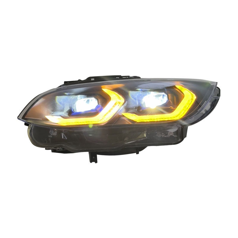 For BMW E92/E93 Dual-Color DRL Headlights (2006–2010)